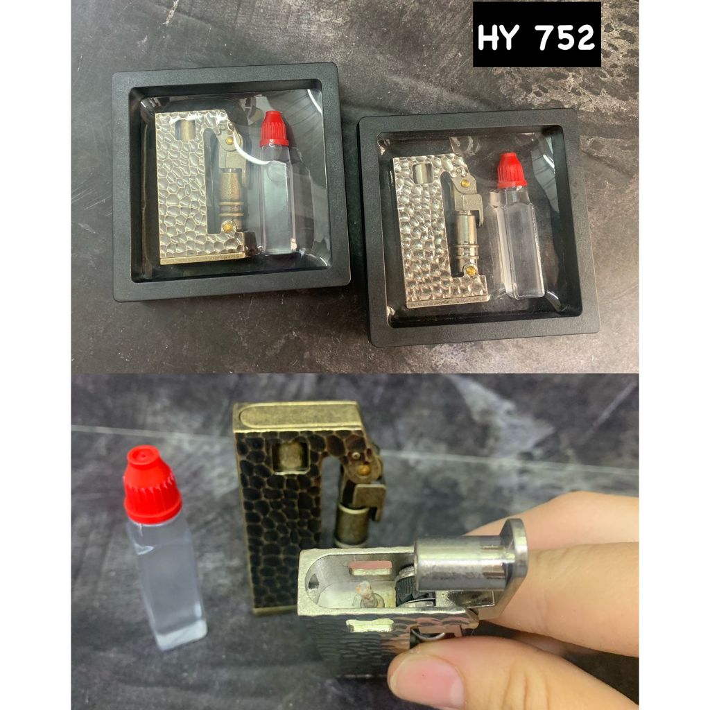 Korek Api Minyak Retro Model Dolphin Lighter HY-752