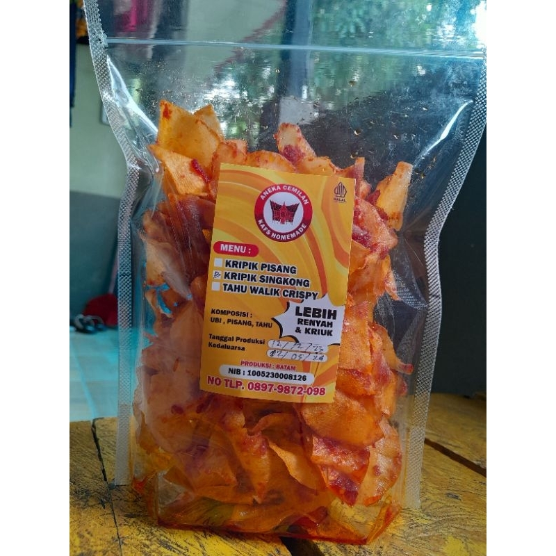

kripik balado pedas manis