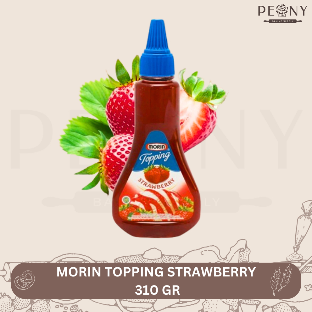 

MORIN TOPPING STRAWBERRY / TOPING STROBERI 310GR