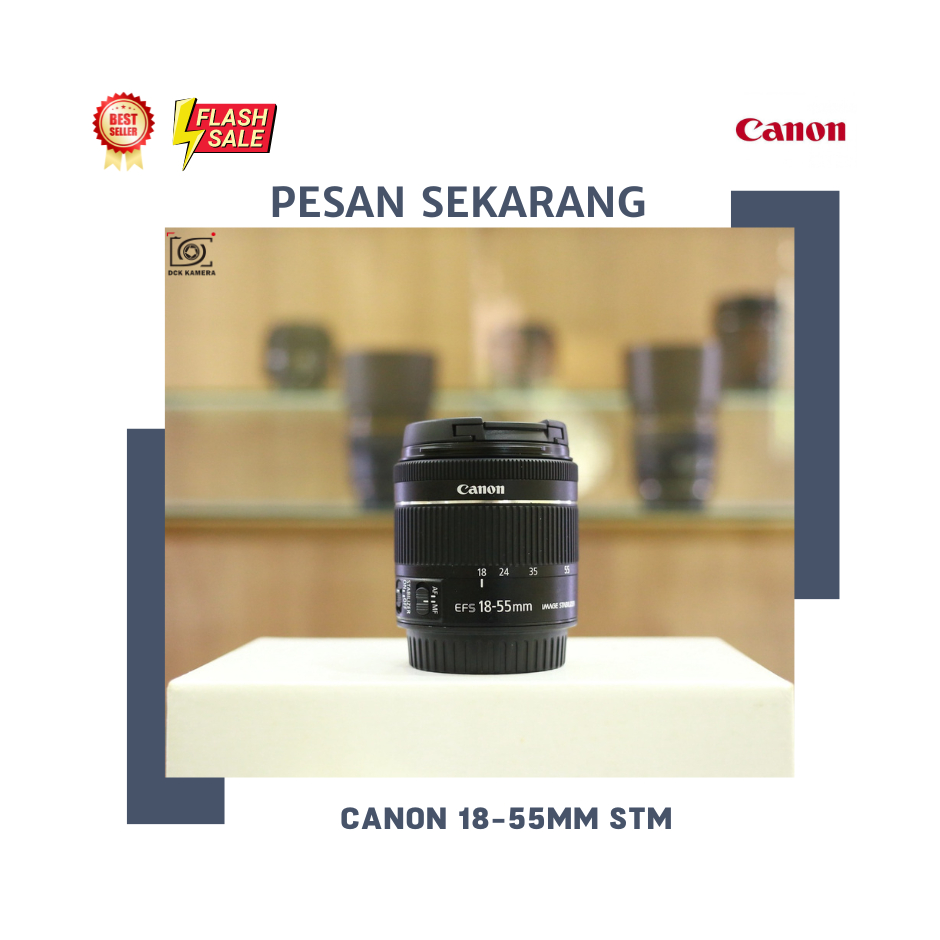 LENSA KIT CANON 18-55MM STM