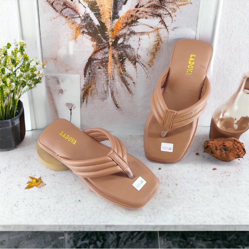 Ladova - Sandra Platform Sandal Jepit Wanita Busa