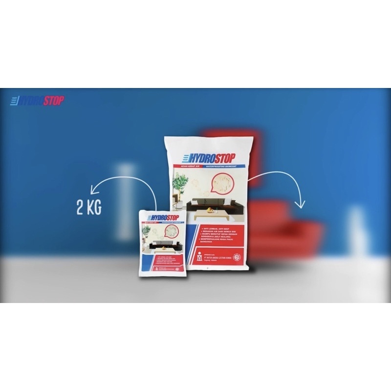 HYDROSTOP semen aci acian kedap air hydro stop aquaproof 2 kg