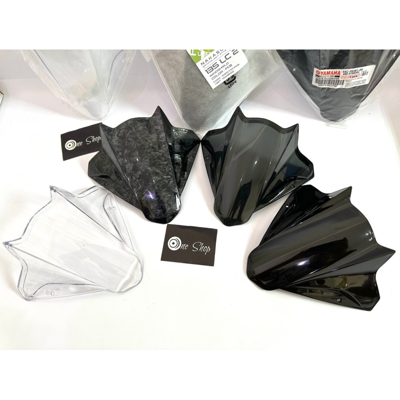 VISOR WINDSHIELD BATMAN LC 135 / JUPITER MX ORIGINAL MALAYSIA