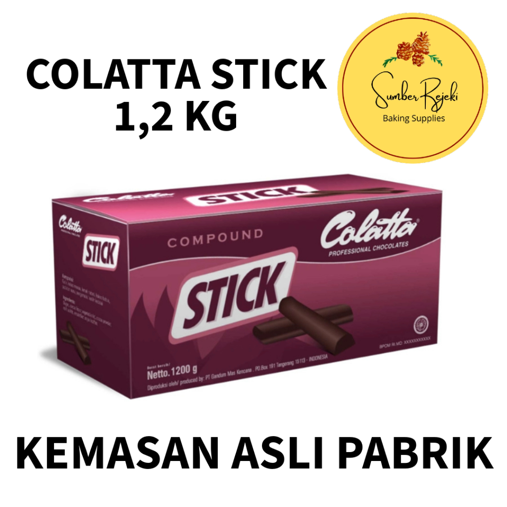 

Colatta Stick Compound / Coklat Stik / Stick Baton KEMASAN ASLI PABRIK 1,2 KG