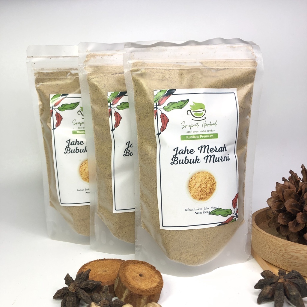 

JAHE MERAH BUBUK INSTANT AmooD Jahe Merah Super Rempah Healthy Foods Isi 1000 Gram