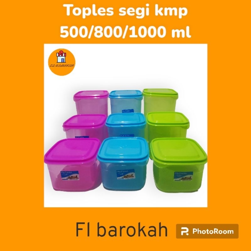 toples kecil/toples 500ml/toples/800ml/toples1000ml/ kotak bumbu dapur/kotak kue/toples pelastik/top