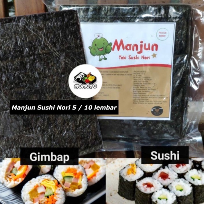 

Promo Akhir Tahun Hemat Besar PROMO Manjun Nori HALAL Seaweed Rumput Laut Sushi Gimbap Korean Yaki Sushi Nori