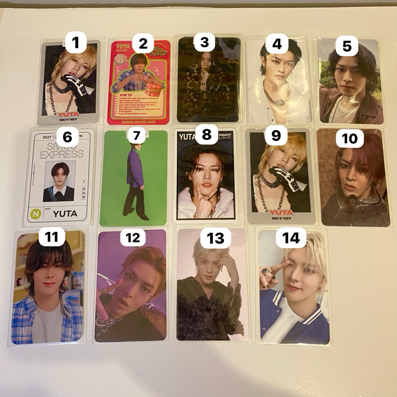 PHOTOCARD YUTA NCT 127 [ OFFICIAL ]