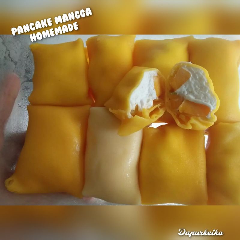 

pancake mangga isi 4 potong