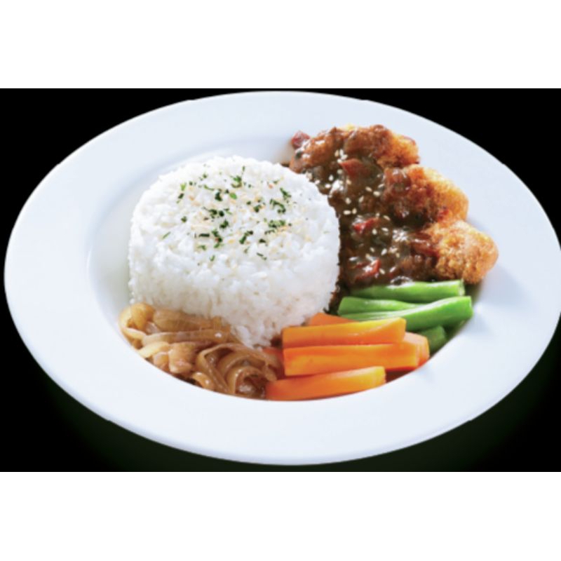 

Nasi Ayam BlackPapper Dengan Lalapan
