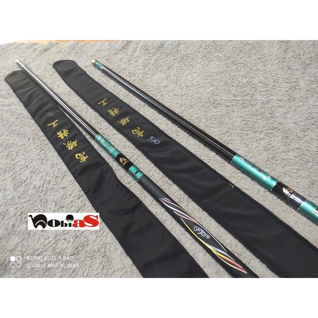 joran pancing beronang carbon 9H SEEWOLU AIDOKE 450. 540