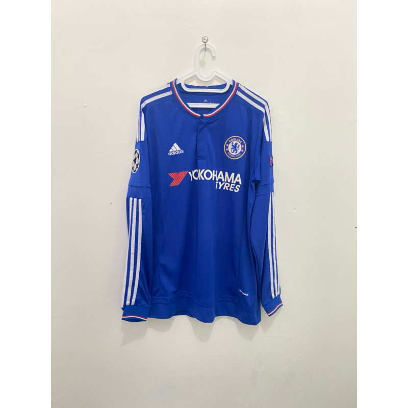 Jersey Retro Rare Chelsea home Longsleeve 2015 2016 HAZZARD10