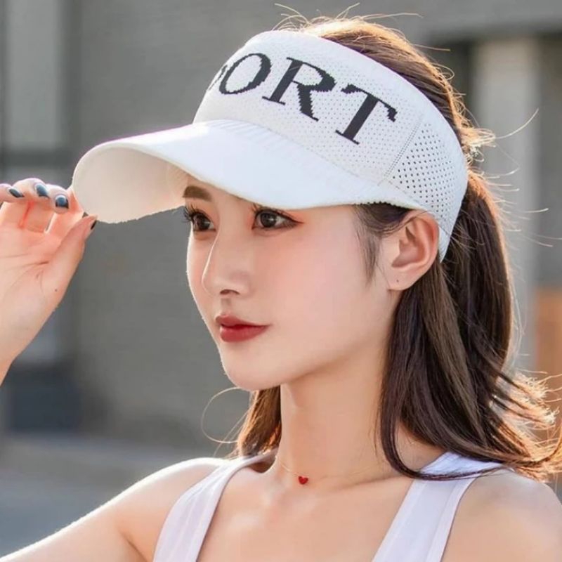 topi sport / topi senam sport / topi rajut / topi golf senam korea