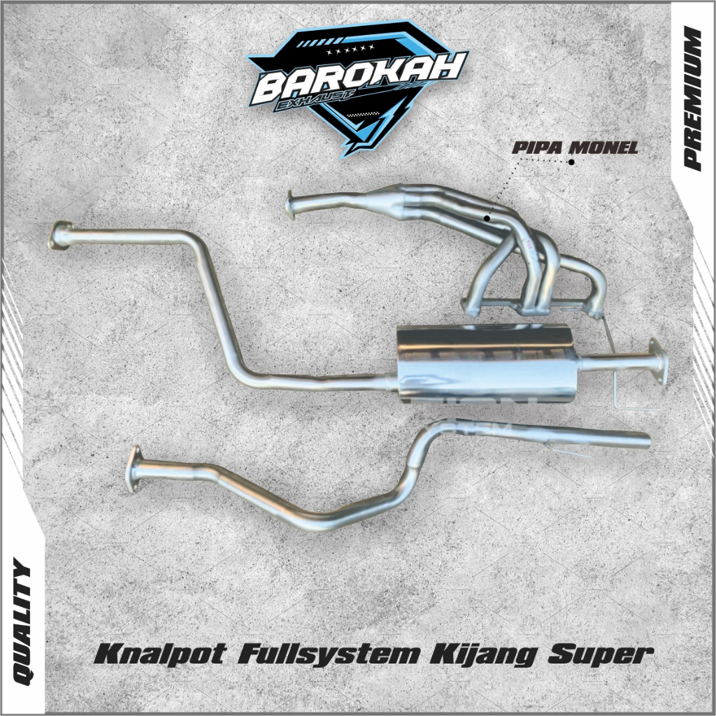 Knalpot Fullsystem Kijang Super