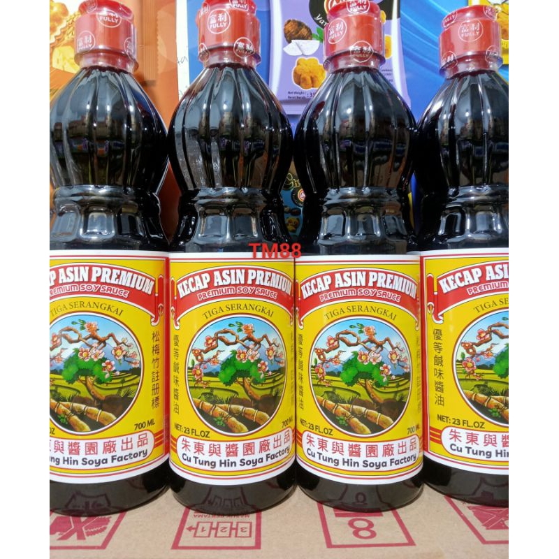 

KECAP ASIN PREMIUM/PREMIUM SOY SAUCE TIGA SERANGKAI