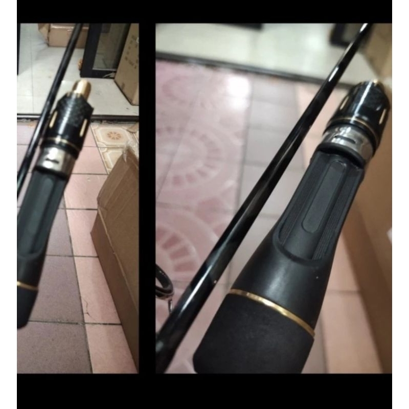 joran pancing laut shikari Hunter pray 602 atau napoleon 180 cm pancing jigging solid carbon
