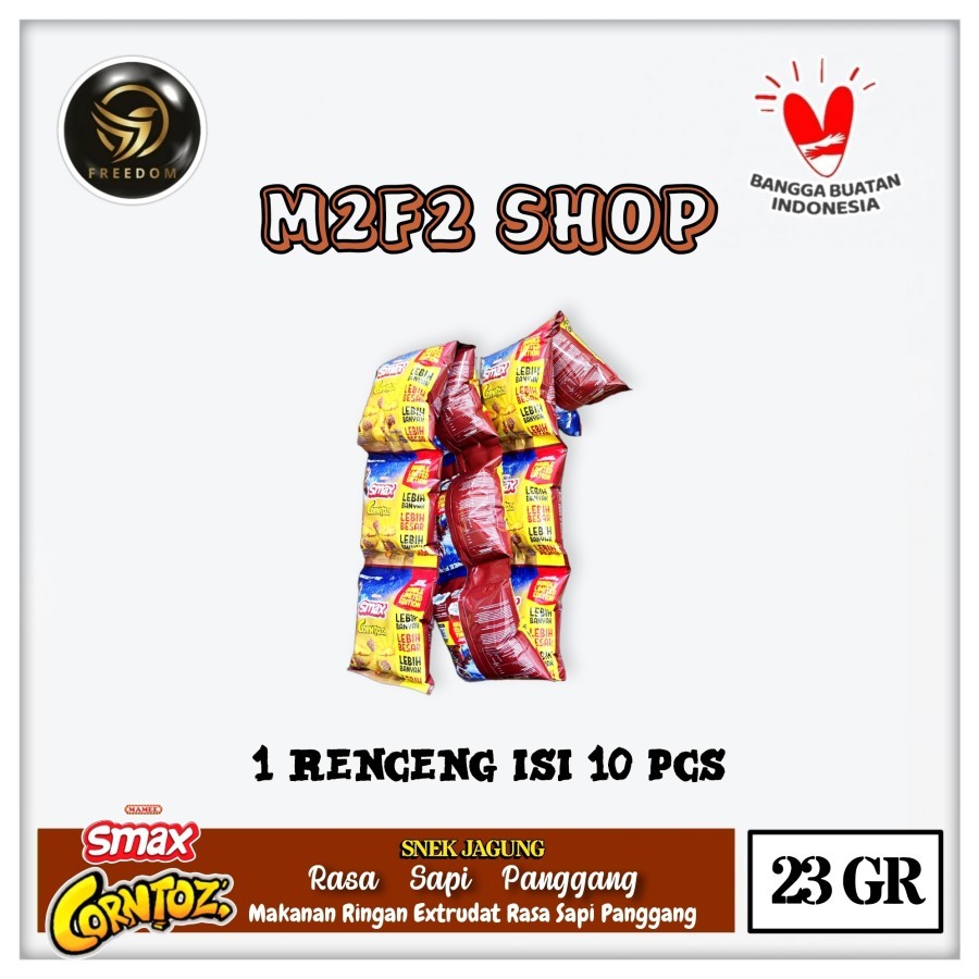 Mamee Snack Corntoz Camilan Rasa Sapi Panggang Sachet - 23 gr (Kemasan Renceng)