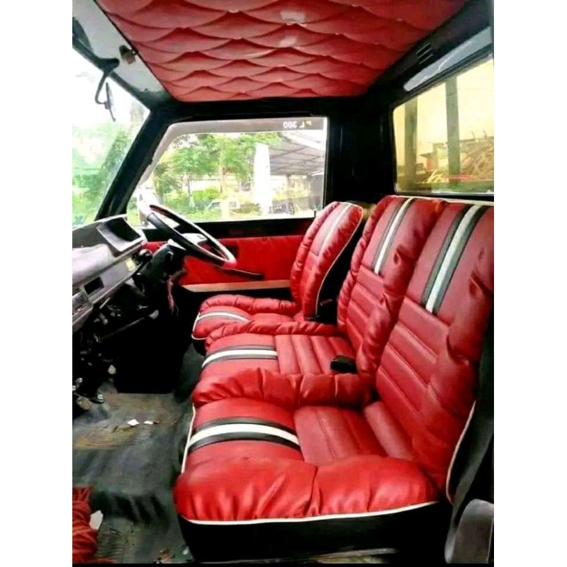 Sarung jok mobil L300 pick up model sofa Cod