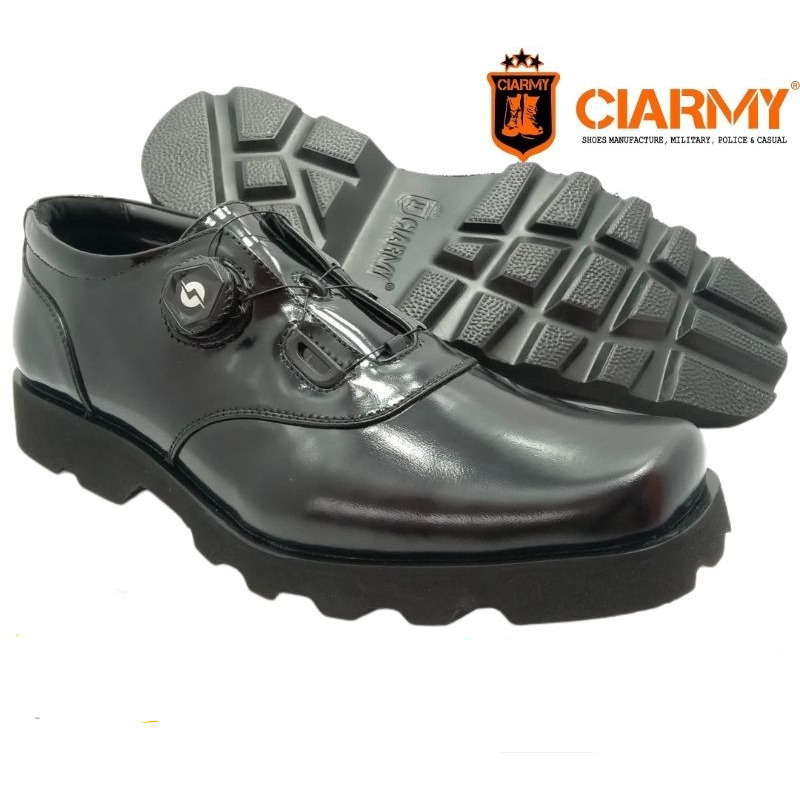 Sepatu PDH Pantofel Tali Putar Sol Radial Ringan Ciarmy C-108