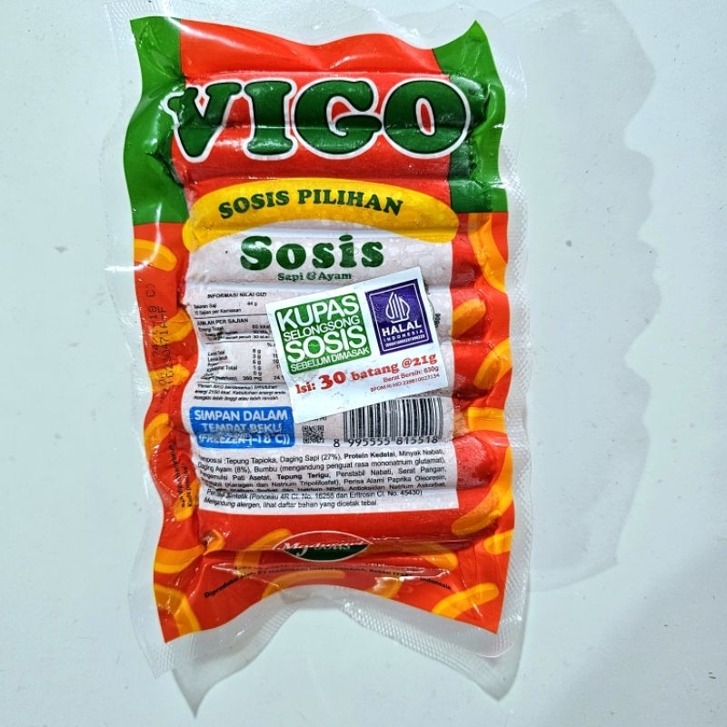 

VIGO sosis merah 30s 630gr