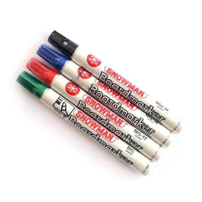 

Spidol White Board Marker Snowman BG-12 / Spidol Papan Tulis Whiteboard BG12 Besar