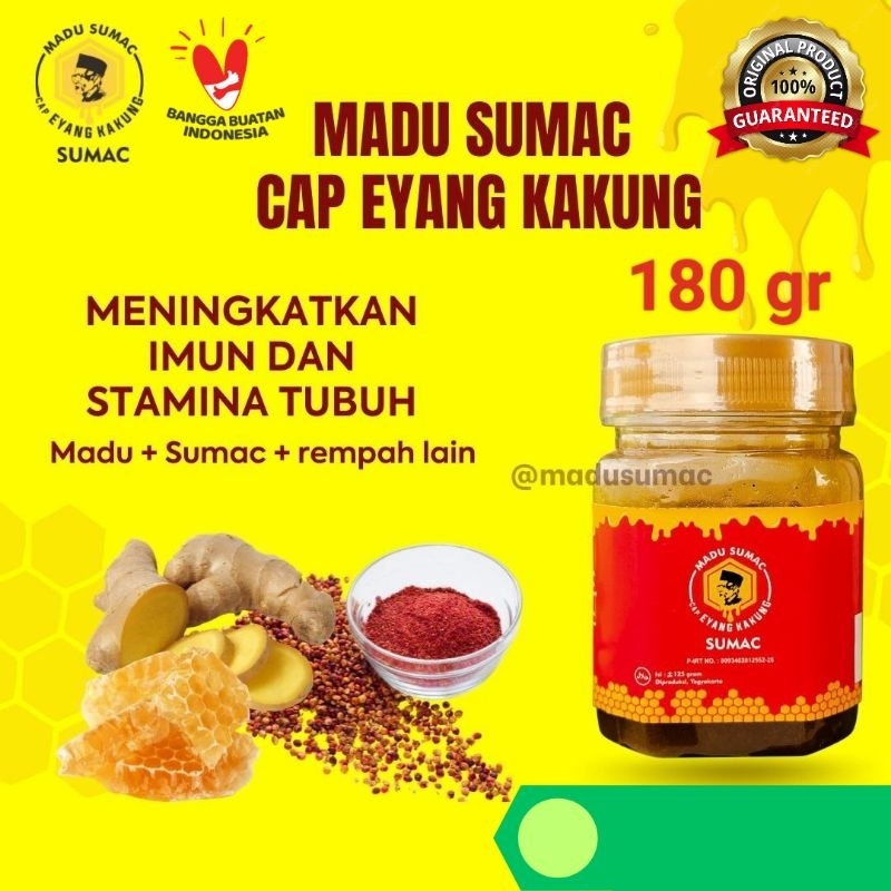 MADU SUMAC, Herbal, BANTU PENYEMBUHAN COVID-19