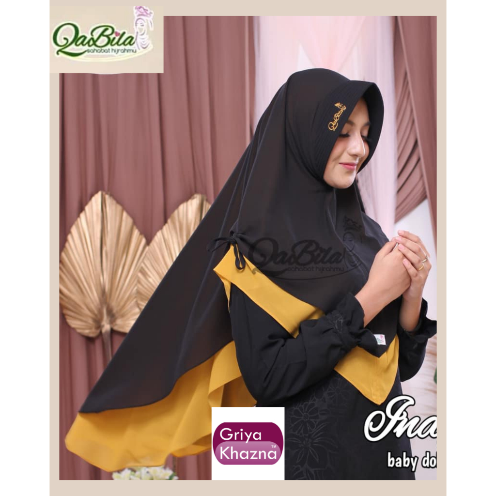 Qabila Jilbab Instan Kerudung Syari Khimar Inayah