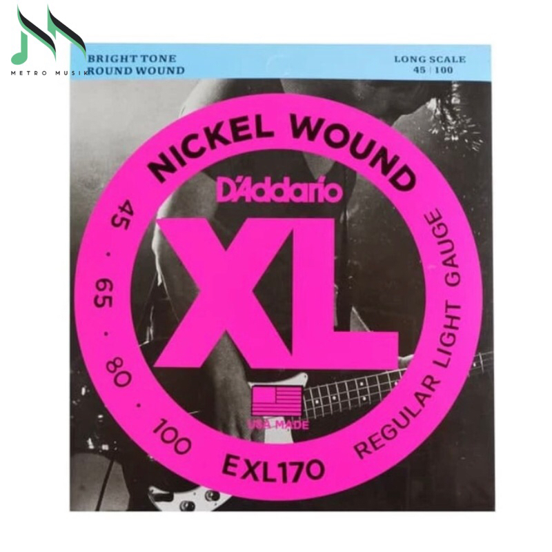 Senar Bass D’addario 4 strings - Senar Bass D’addario EXL 170