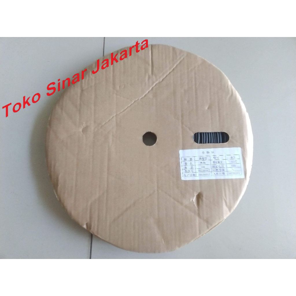 Isolasi Kabel Bakar Selongsong Selang Bakar Heat Shrink Tube 3 mm ROL