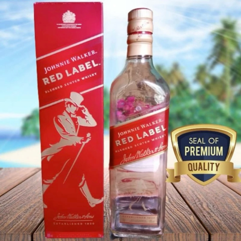 Botol Hias Kaca Import Kosong Bekas Pajangan Unik Koleksi Hiasan Murah