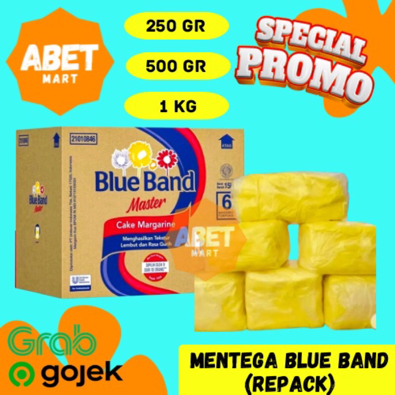 

Mentega Blue Band Master Repack 250 500 Gr 1 Kg - Margarine Margarin Cake Kue 250g 500g 1kg Repak