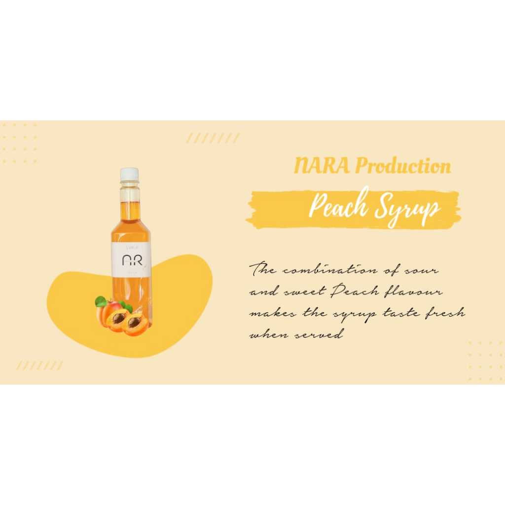 

Peach Syrup Nara 750 ML