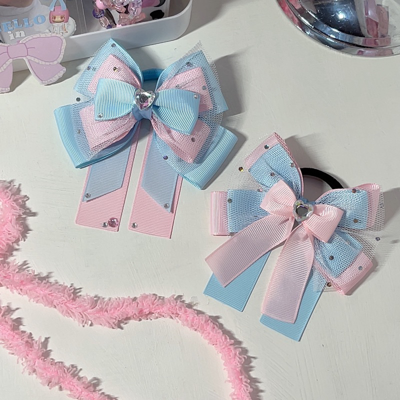 

ribbon pita deco ls lightstick seventeen carat bong rose quarts and serenity pink biru