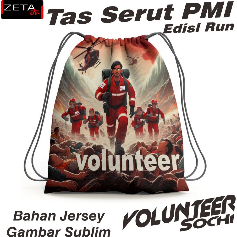 Tas PMI / TAS PMR Serut String Bag PMI EDISI RUN
