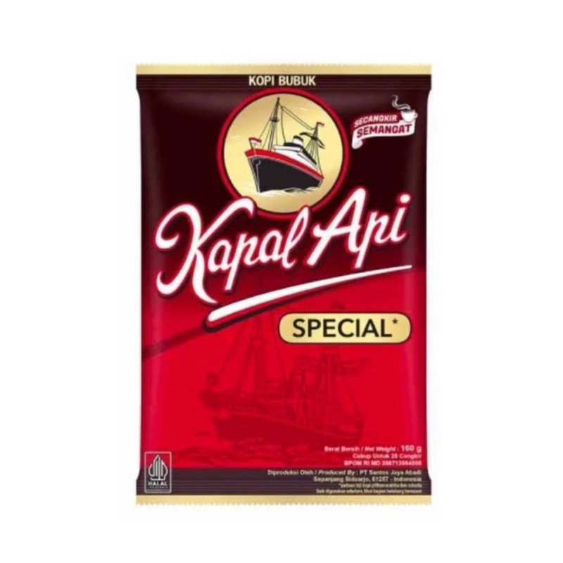 

Kopi kapal Api 160 gram 1 sachet