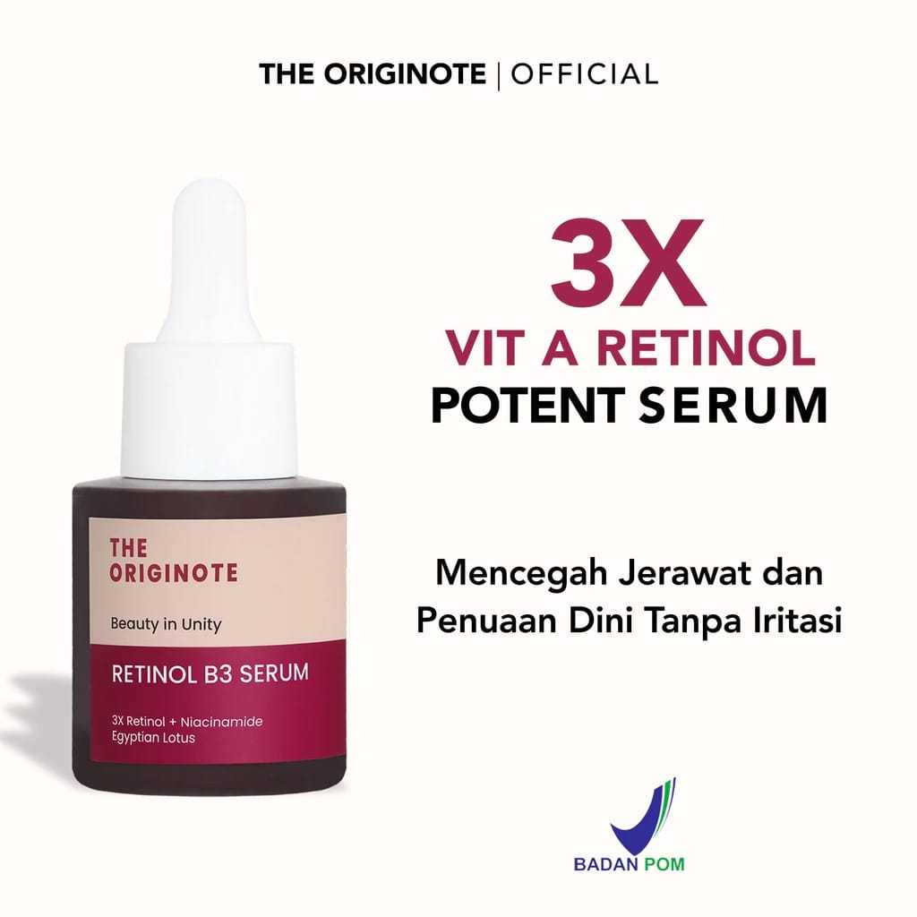 [SIAP KIRIM] The Originote Retinol B3 Serum 20ml | BPOM TERMURAH TERLARIS