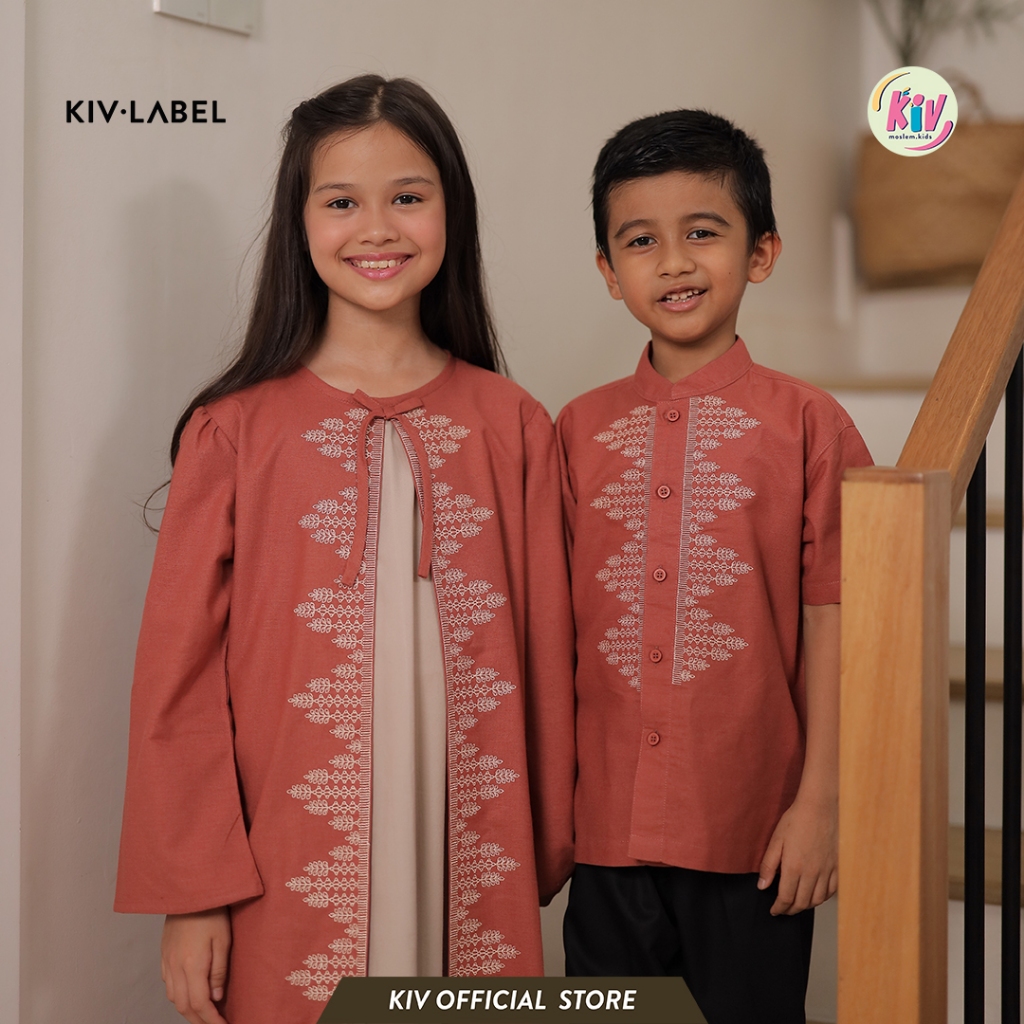 KIV Couple Gamis Koko Adik Kakak Terracotta Gayatri Series GMPKL 1223 KKL 41 GO 1423 KSC 41Citra Kir