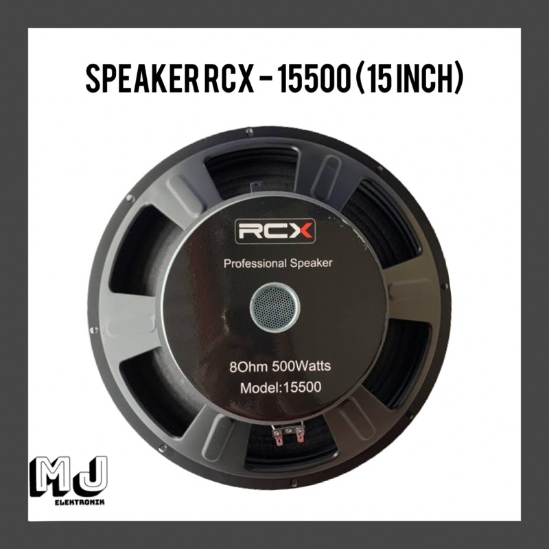 Speaker RCX 15500 15inch 15”