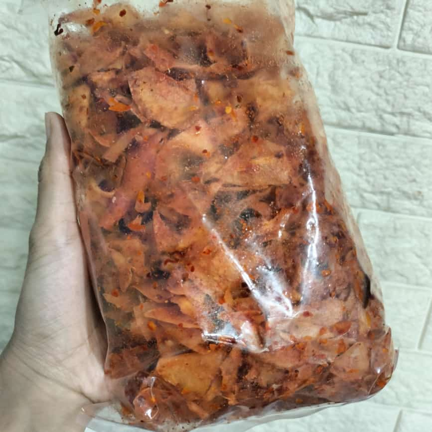 

KERIPIK PIKSET / SINGKONG PEDAS 250GR