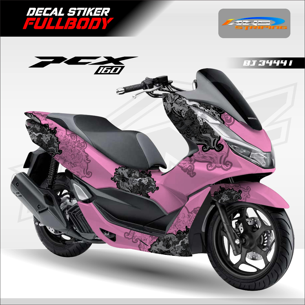 BJ 3444-STIKER MOTOR ALL PCX SIAP PAKAI NEW DESAIN VIRAL-STIKER CUSTOM MOTOR PCX FULL BODY TERBARU