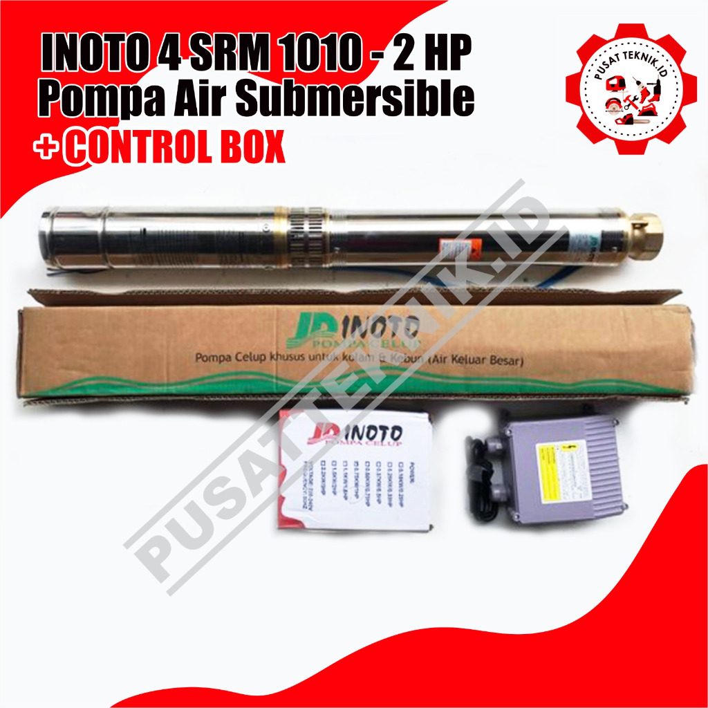 POMPA SUBMERSIBLE INOTO 4SRM1010 2HP 2" POMPA CELUP SATELIT SUBMERSIBLE PUMP INOTO 4SRM 1010