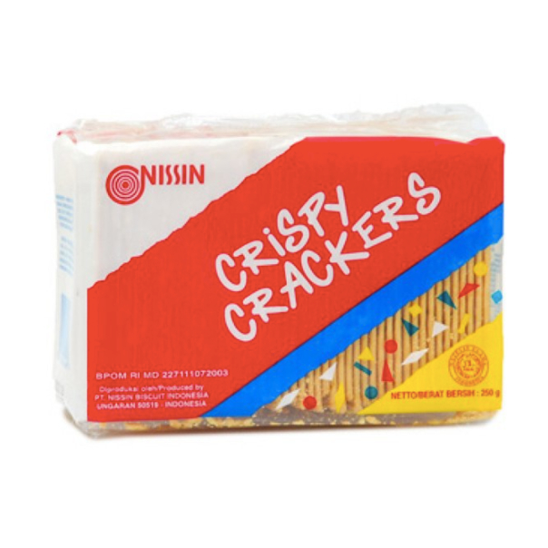 

2Xbtygneal Sakha Snack ) Nissin Crispy Crackers 750 Gr Nissin Crispy Crackers 250 Gr