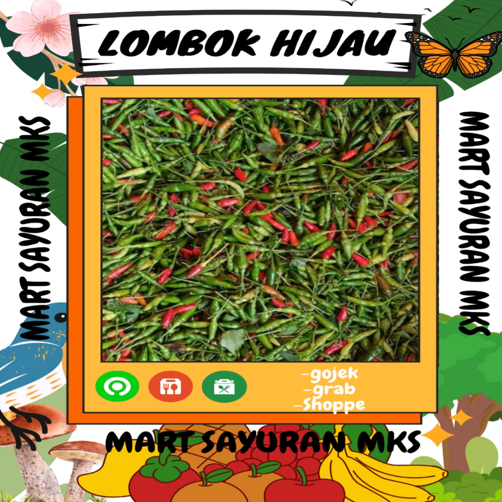 

cabe rawit hijau/Mart Makassar
