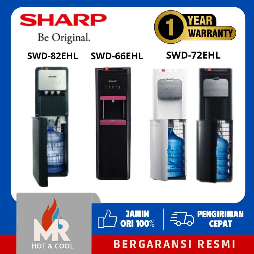 RB SHARP DISPENSER GALON BAWAH 82EHL / 66EHL / 72EHL WATER DISPENSER SWD-82EHL / SWD-66EHL /