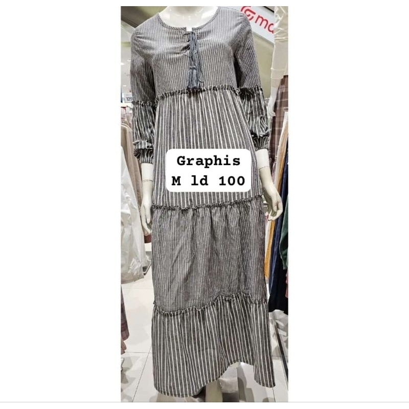 Gamis Graphis salur gamis Wanita graphis