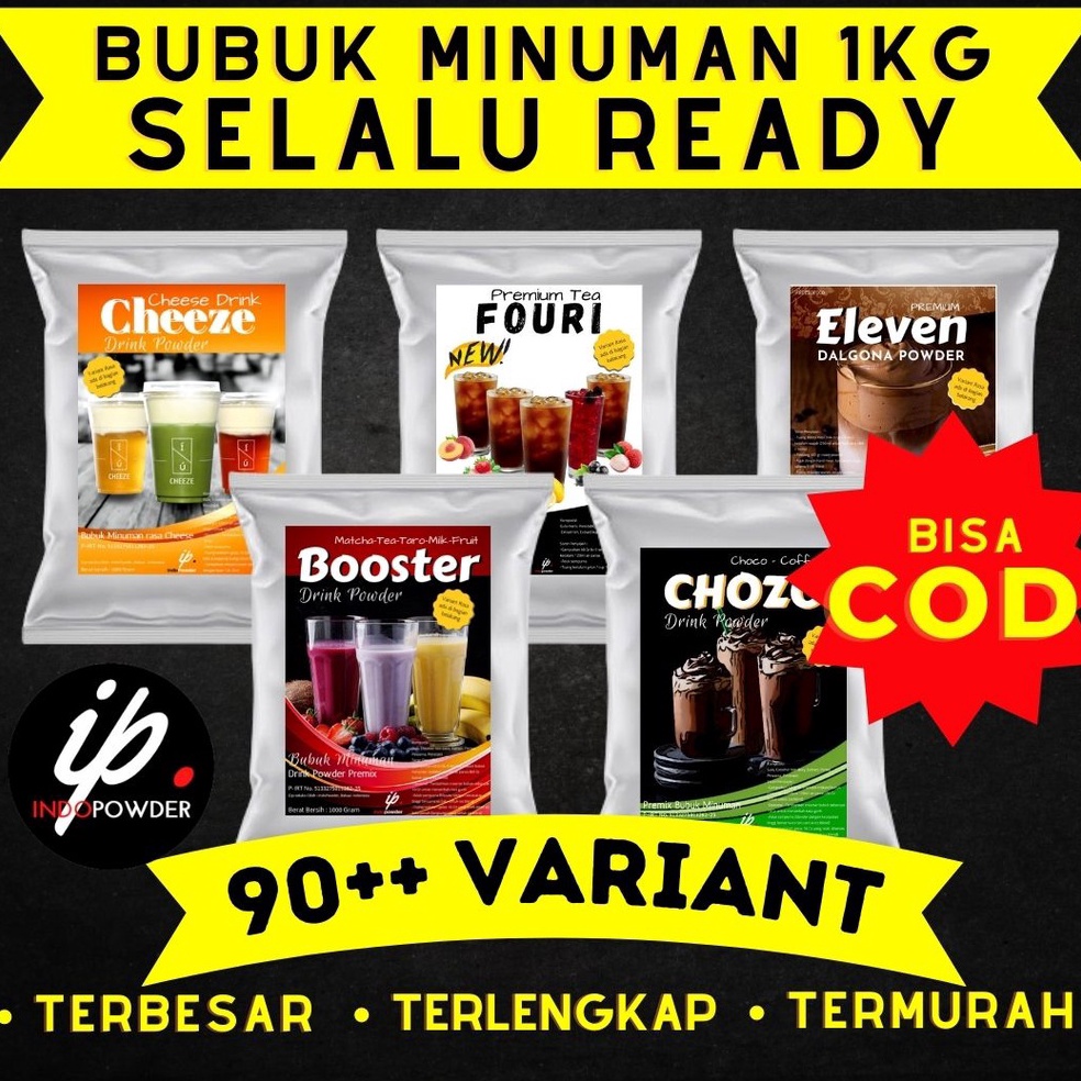 

modelTipe BVO27 Bubuk Minuman Rasa 1Kg 9 Variant l Bisa pilih variant