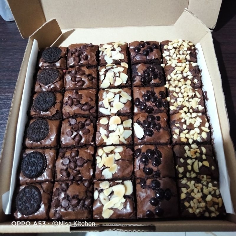 

brownies panggang 20x20cm