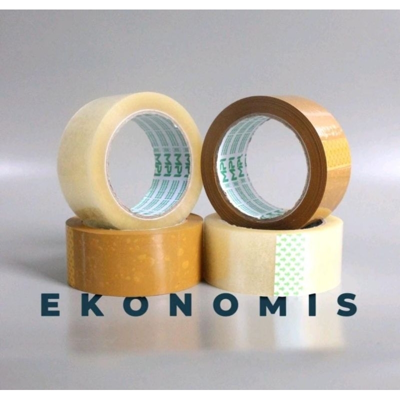 

LAKBAN BENING/COKLAT 45mmX100 yard EKONOMIS UNTUK PACKING