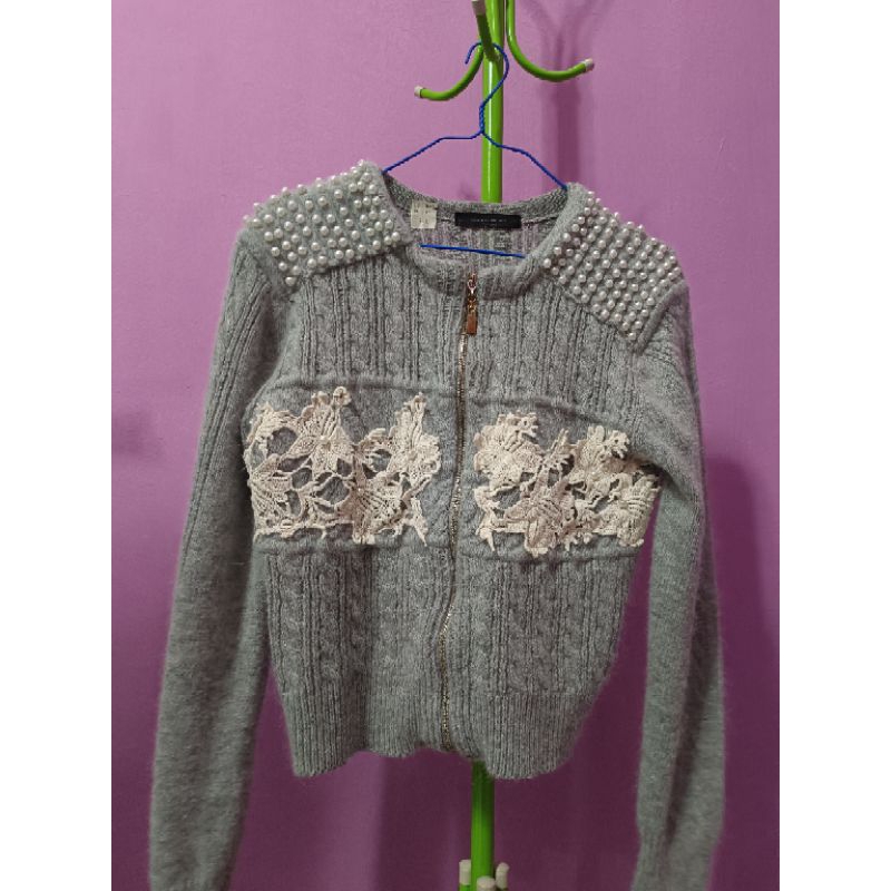 cardy zipper renda kepang