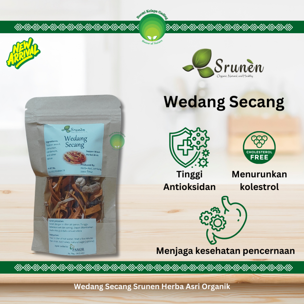 

Wedang Secang Minuman Kesehatan Srunen Asri Organik